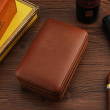 Load image into Gallery viewer, Portable Cedar Wood Cigar Humidor Box
