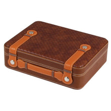 Load image into Gallery viewer, Portable Cigar Humidor Cedar Wood Suitcase Style
