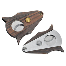 Load image into Gallery viewer, Sandalwood Stainless Steel Cigar Cutter
