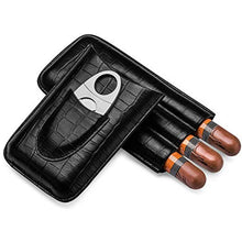 Load image into Gallery viewer, Portable Case and Cigar Cutter Stainless Steel
