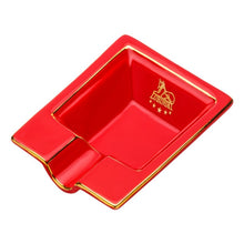Load image into Gallery viewer, Black Ceramic Cigar Ashtray
