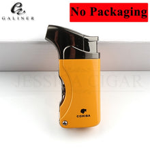 Load image into Gallery viewer, Metal Windproof Butane Gas Cigar Lighter
