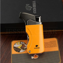 Load image into Gallery viewer, Metal Windproof Butane Gas Cigar Lighter
