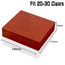 Load image into Gallery viewer, Cedar Wood Cigar Travel Humidor Box
