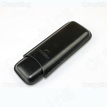 Load image into Gallery viewer, Leather Travel Cigar Case Holder 2 Tube

