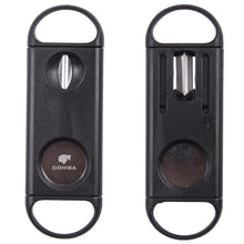 Load image into Gallery viewer, Black Stainless Steel Cigar Cutter
