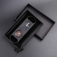 Load image into Gallery viewer, Black Stainless Steel Cigar Cutter
